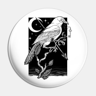 Night Crow Pin