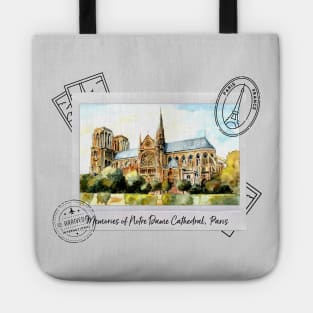 Memories of Notre Dame Cathedral, Paris Tote