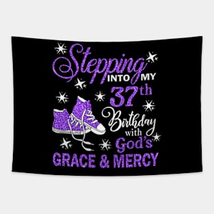 Stepping Into My 37th Birthday With God's Grace & Mercy Bday Tapestry