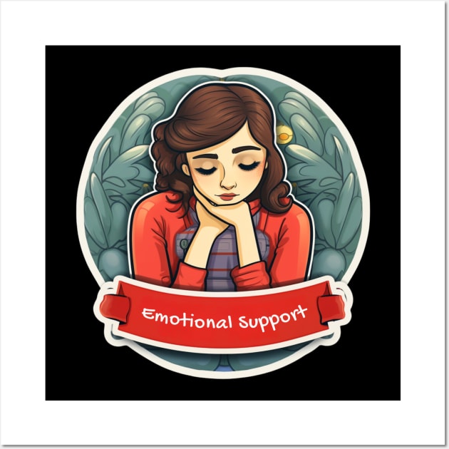 Emotional Support Coworker - Emotional Support Coworker - Posters and Art  Prints