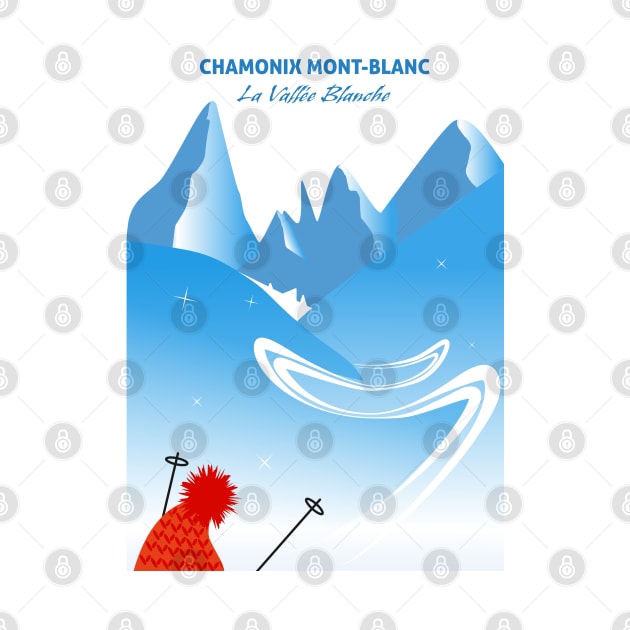 Vallée blanche Chamonix by leewarddesign