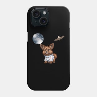 Adorable Yorkie Astronaut Phone Case