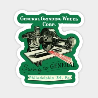 General Grinding Wheel Advert Magnet