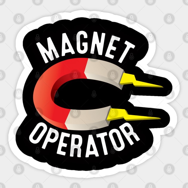 MRI Tech Magnet Operator - Mri - Sticker | TeePublic