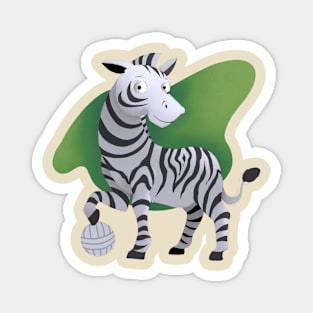 cute zebra Magnet