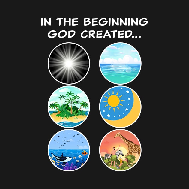 6 Days of Creation – Genesis 1-2 School Teacher & Kids by Destination Christian Faith Designs