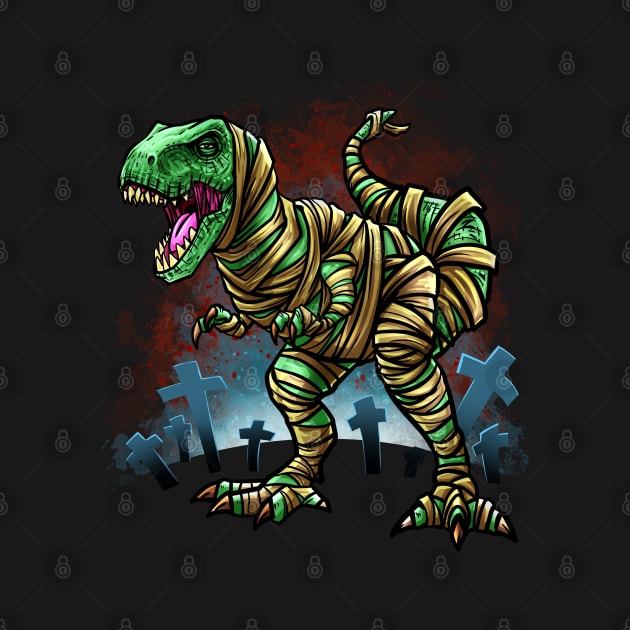 Mummy Dinosaur by BDAZ