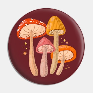 Mushrooms Pin