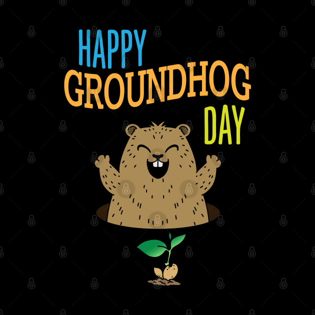 Happy Groundhog Day Funny by TheBeardComic