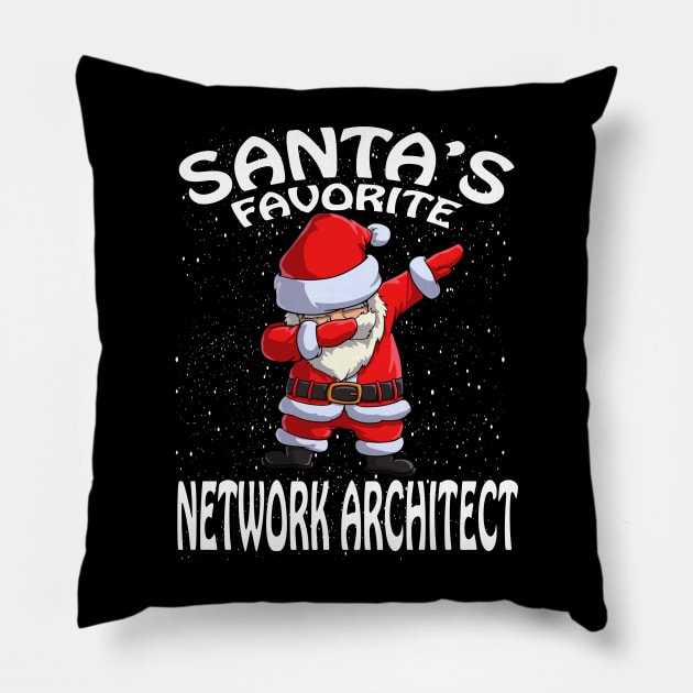 Santas Favorite Network Architect Christmas Pillow by intelus