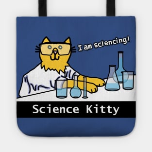 Science Kitty Cat Tote