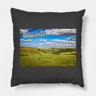 North Dakota Badlands Pillow