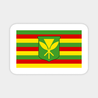 Kanaka Hawai’i Flag Magnet