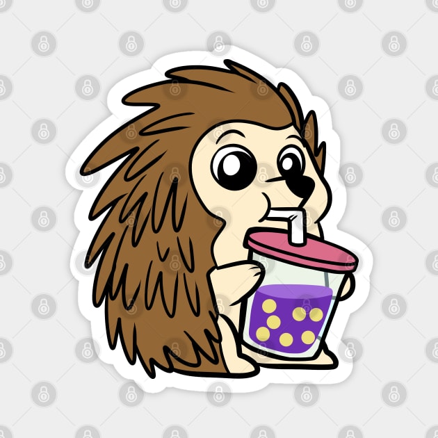 Boba Porcupine Magnet by WildSloths