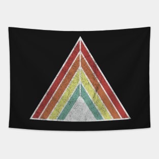 90's Style Triangle Geometric Design Tapestry