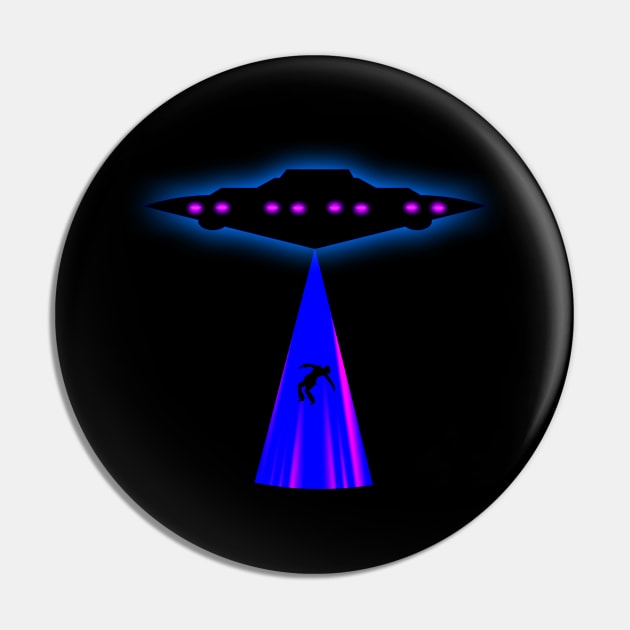 UFO Abduction Colors Pin by roswellboutique