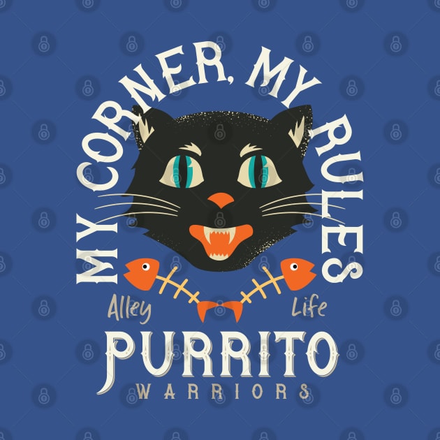 Alley Cat Purrito Warriors by AngelFlame