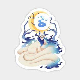 Starry Kitsune Magnet