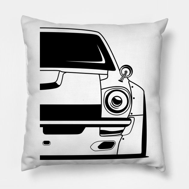Front Frldy 240Z Widebody Pillow by GoldenTuners