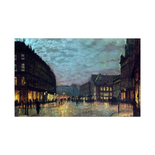 John Atkinson Grimshaw Boar Lane Leeds Lamplight by pdpress