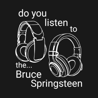 Bruce springsteen - vintage earphone T-Shirt