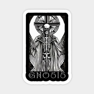 Gnosis - Gnostic Skeletal Christ Meditation Magnet