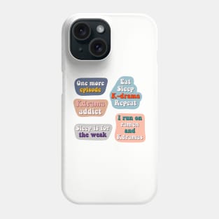 Kdrama Sticker Pack Phone Case