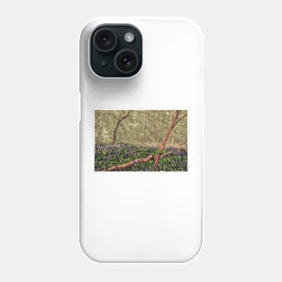 Sunlight in a Bluebell Wood Phone Case