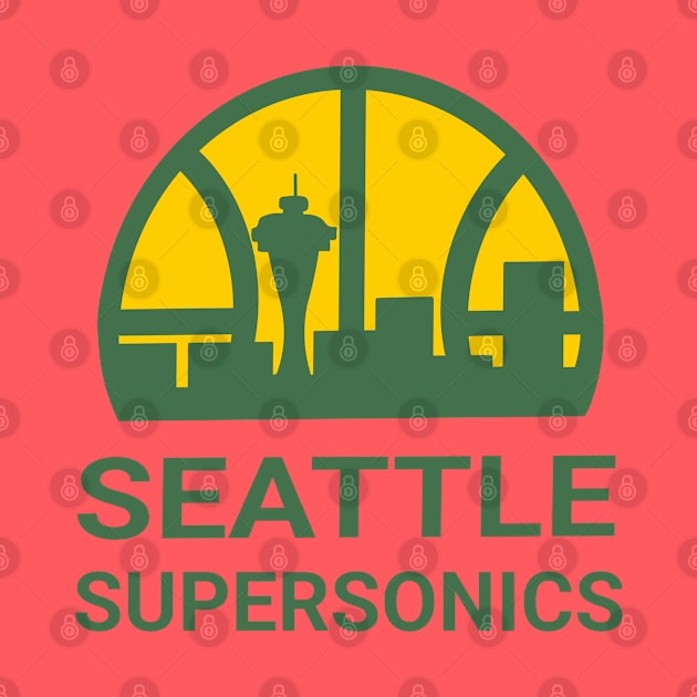 Seattle SuperSonics // Retro by Niko Neon