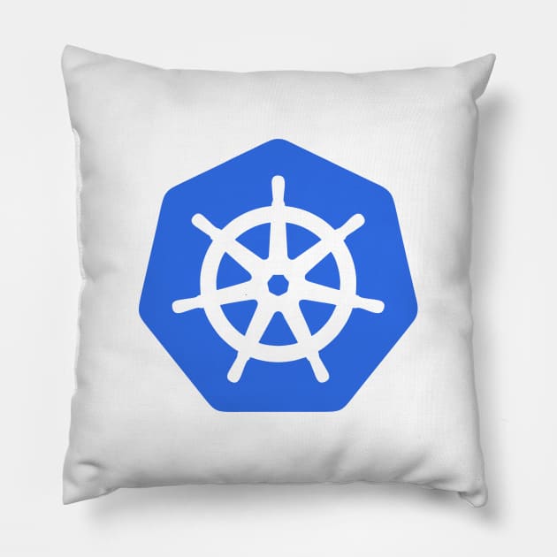 Kubernetes Logo Pillow by zadaID