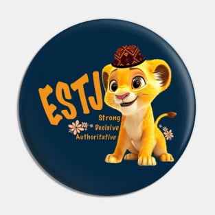 ESTJ Supervisor, Lion Pin