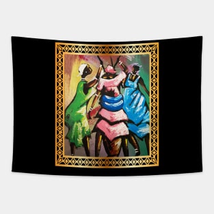 African Women, Afro African Artwork Tapestry