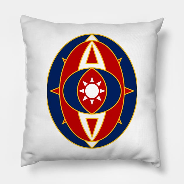 Rising Sun Pillow by Blitzschock