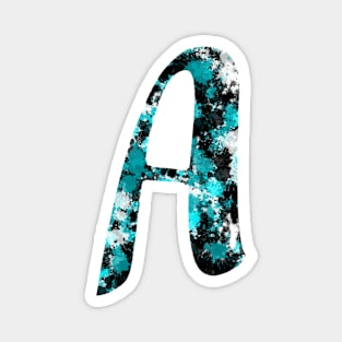 Paint Splash Letter A Magnet