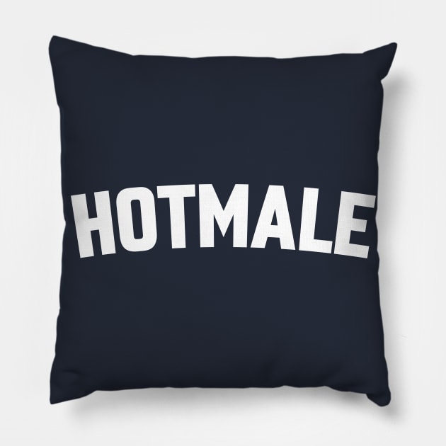 HOTMALE Pillow by LOS ALAMOS PROJECT T
