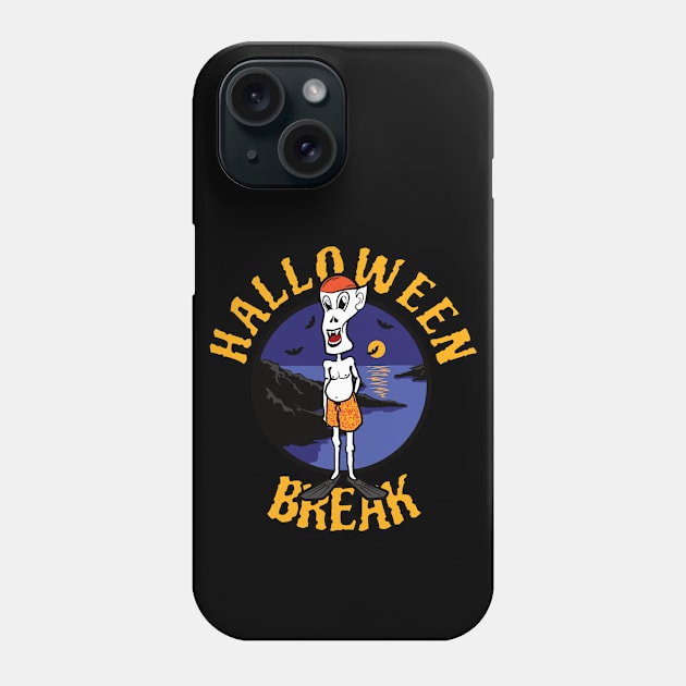 Halloween Vampire Break (plain colours) Phone Case by dkdesigns27