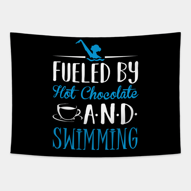 Fueled by Hot Chocolate and Swimming Tapestry by KsuAnn