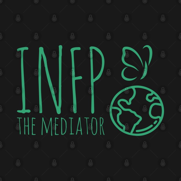 INFP The Mediator MBTI types 6C Myers Briggs personality gift with icon by FOGSJ