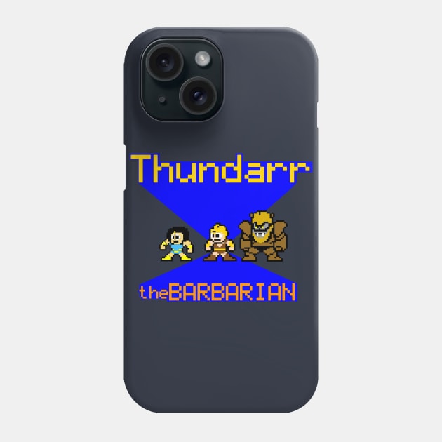 Thundarr the Barbarian 8Bit Phone Case by chriswig