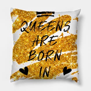 Queens born in March T Shirt Birthday gift for women Pillow