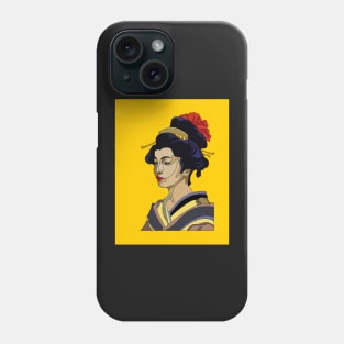 Yellow Geisha Phone Case