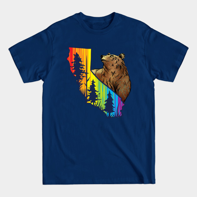 Disover California Pride Bear - California Pride - T-Shirt