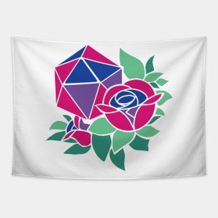 Pretty Poly Rose Bi Pride Tapestry