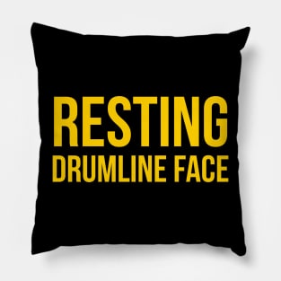 Resting Drumline Face music enthusiasts Pillow