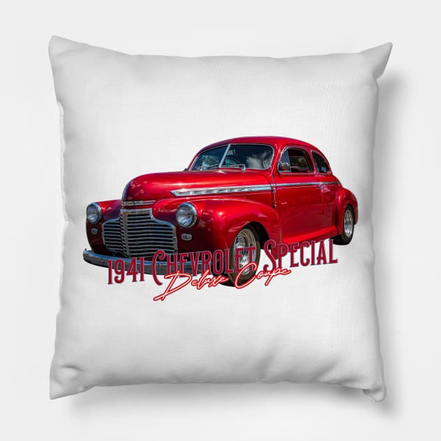 1941 Chevrolet Deluxe Coupe Pillow by Gestalt Imagery