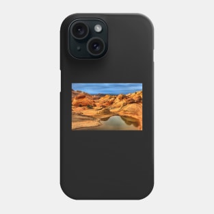 Reflections Of The Petrified Dunes Phone Case