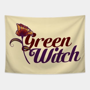 Green Witch Tapestry