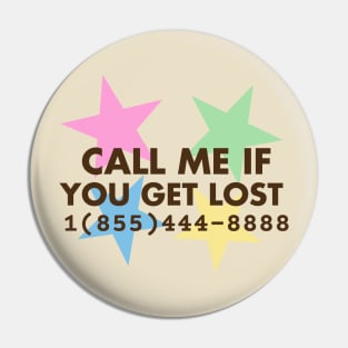 Tyler The Creator CALL ME IF YOU GET LOST Setlist Design Pin