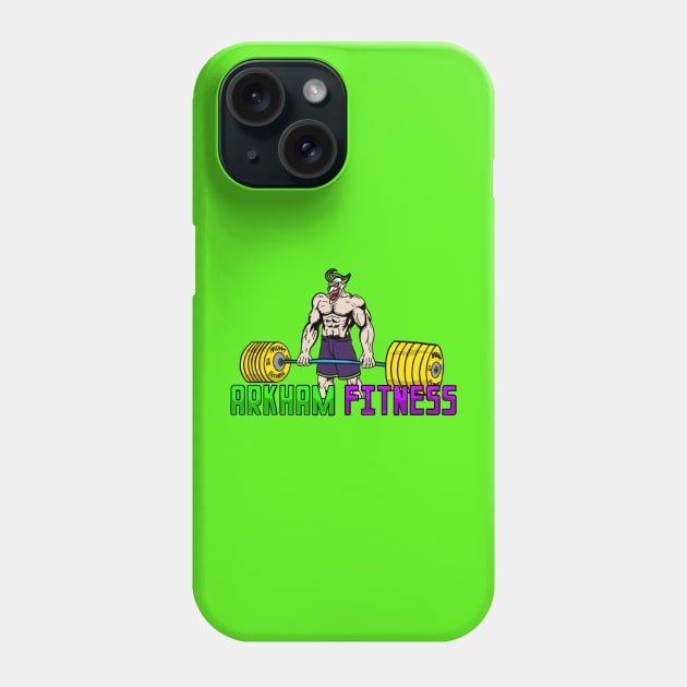 The Joker Arkham Fitness Phone Case by Madness Within