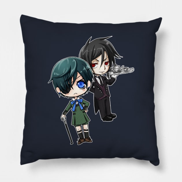 Kuroshitsuji - Ciel & Sebastian Pillow by Studio Marimo